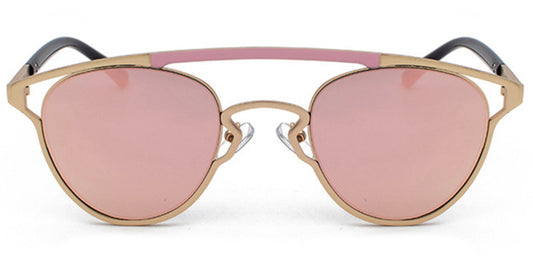 Signature Mischka Martella Barbie Ken Geometric Sunglasses