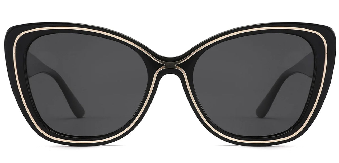 Signature Mischka Martella Santorini Polarized Acetate Cat Eye Sunglasses