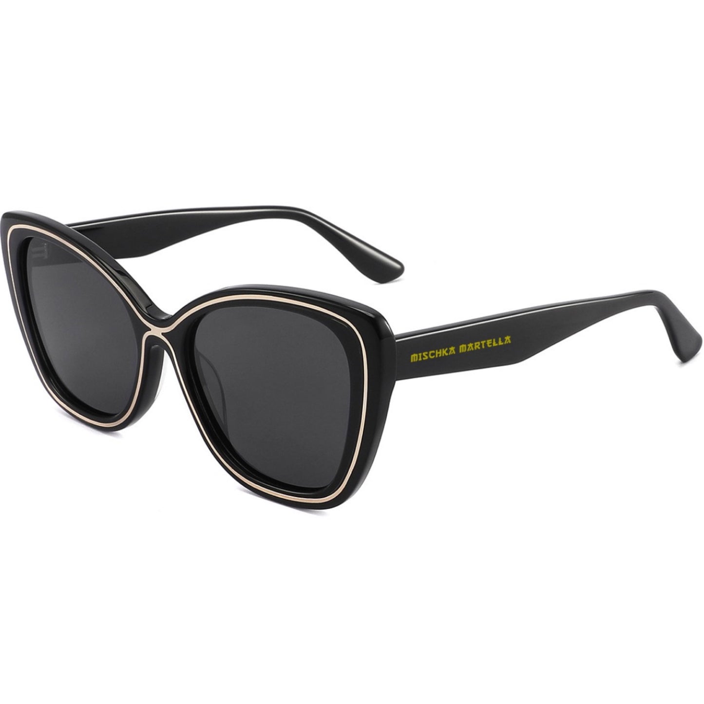 Signature Mischka Martella Santorini Polarized Acetate Cat Eye Sunglasses