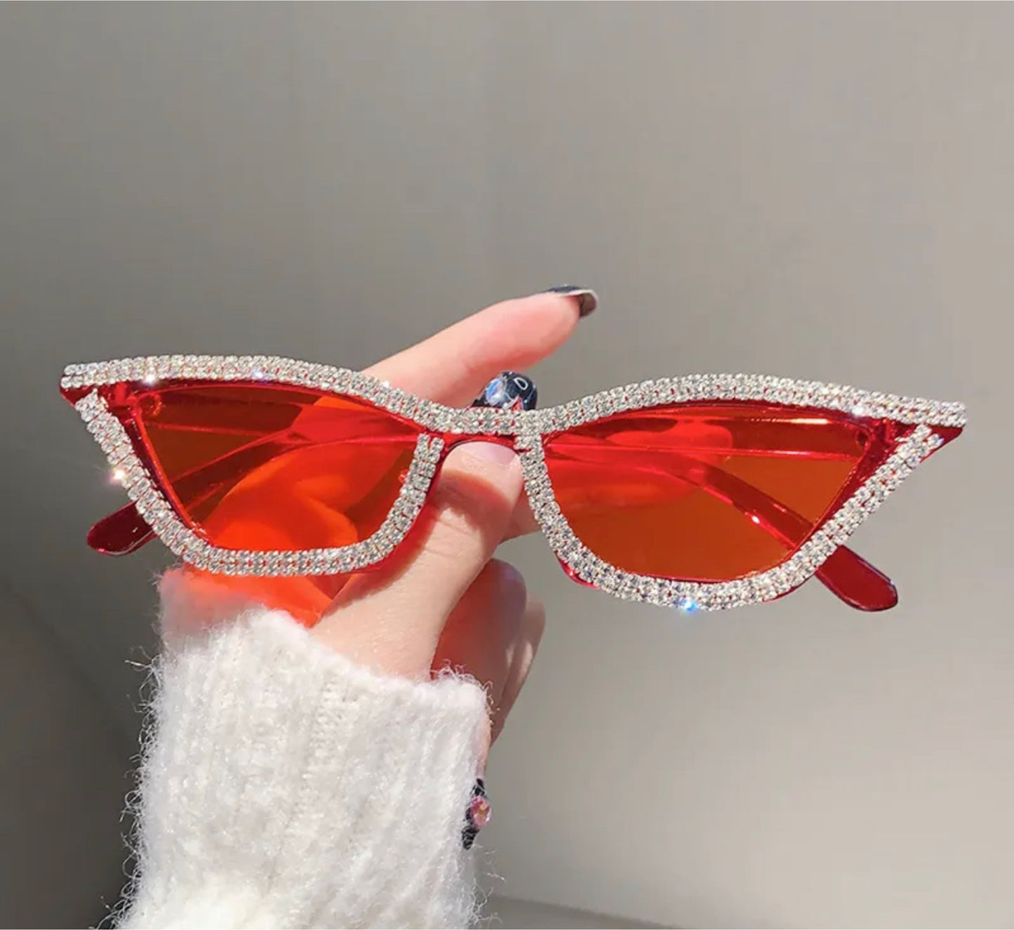 The Vegas Bling Cat Eye Sunglasses