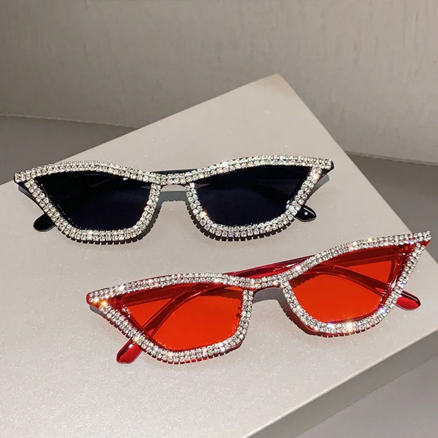 The Vegas Bling Cat Eye Sunglasses