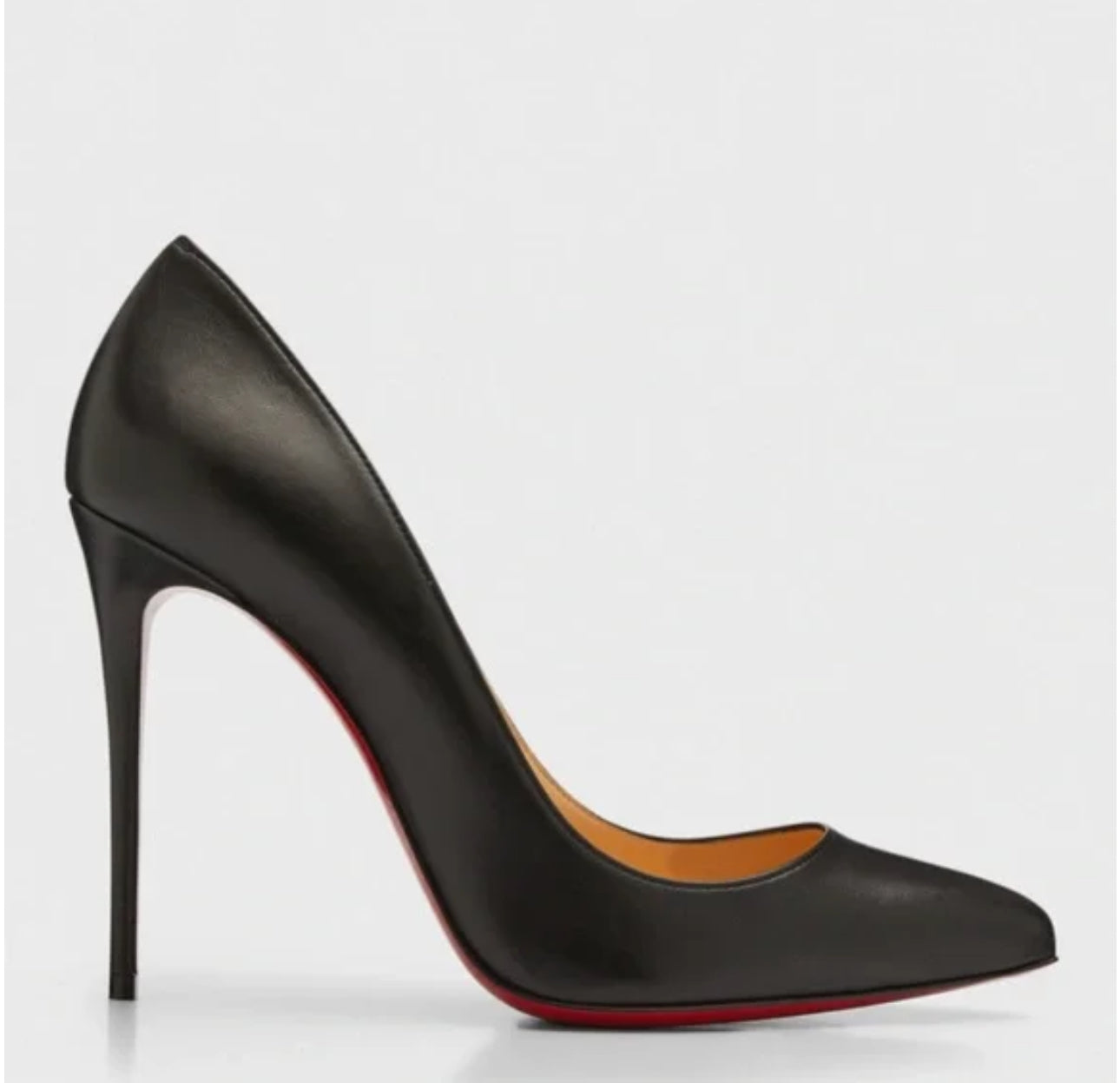 Christian Louboutin Pigalle Follies 100mm Red Sole High-Heel, Pumps Black