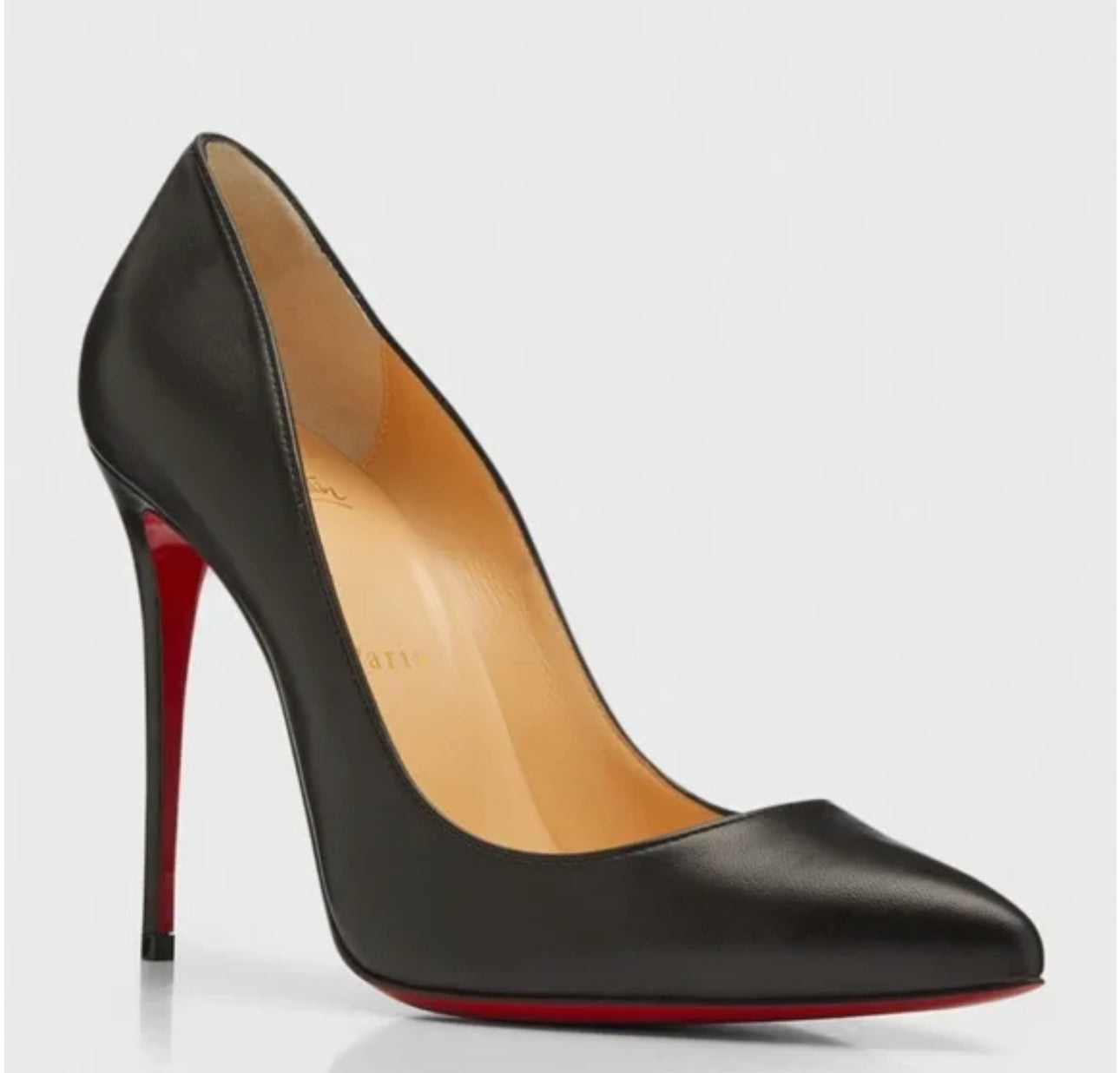 Christian Louboutin Pigalle Follies 100mm Red Sole High-Heel, Pumps Black