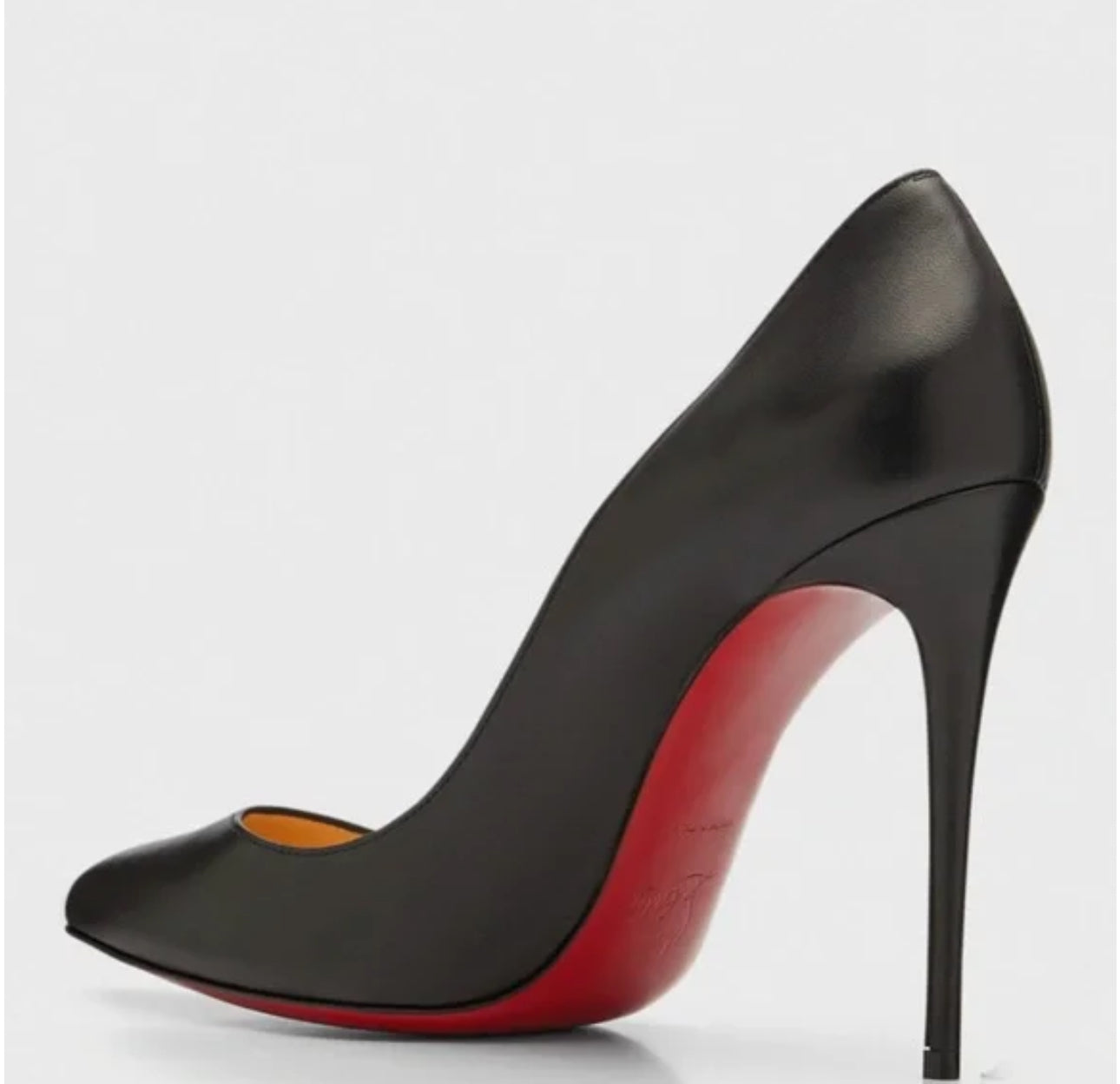 Christian Louboutin Pigalle Follies 100mm Red Sole High-Heel, Pumps Black